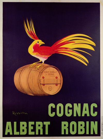 Poster pubblicitario per Albert Robin Cognac da Leonetto Cappiello